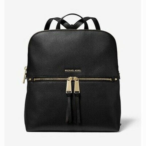 Michael Kors Handbags - Michael Kors Rhea Medium Pebbled Slim Back…